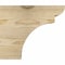 Ekena Millwork Yorktown Rough Sawn Rafter Tail, Douglas Fir, 6"W x 10"H x 12"L RFT06X10X12YOR00RDF - alternate 2